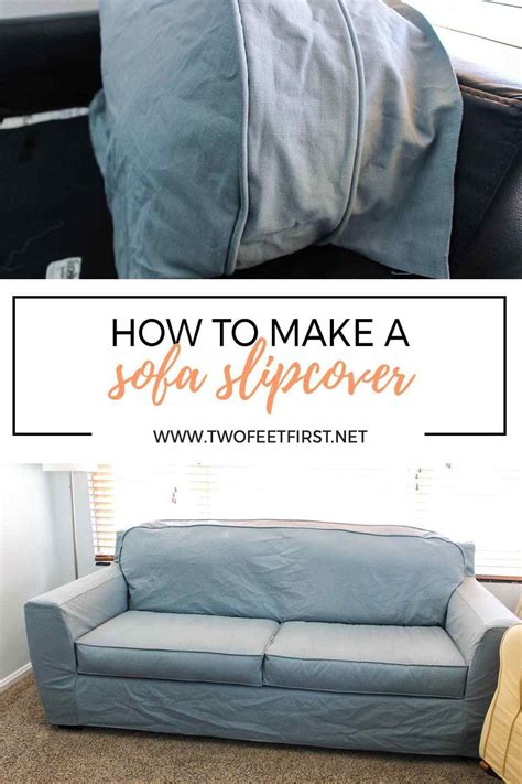 How to make a sofa slipcover | Slipcovered sofa, Diy couch cover, Diy ...