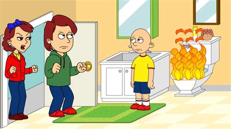 Caillou gets grounded 15 days in a row part 2-day 7-11 - YouTube