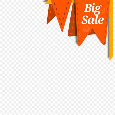 Big Sale Banner Vector Art PNG, Big Sale Logo Template On The Banner Of ...