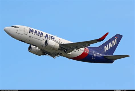 NAM Air Boeing 737 PK-NAU (fhoto 13660) | Airfleets aviación