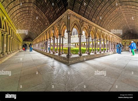 Inside mont st michel hi-res stock photography and images - Alamy