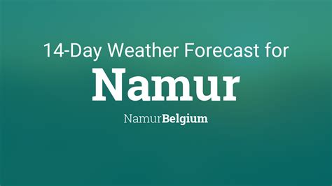 Namur, Belgium 14 day weather forecast