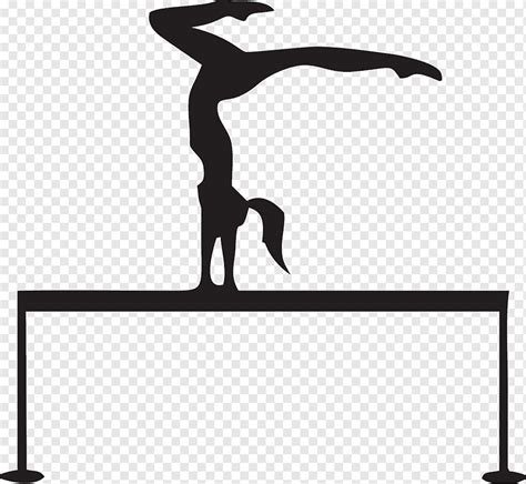 Gymnast On Balance Beam Silhouette - The Best Picture Of Beam