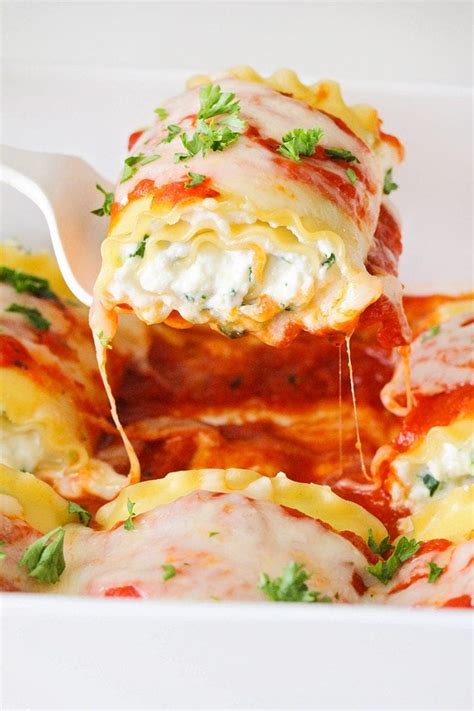 Spinach Lasagna Rolls {10 Minutes Prep! +VIDEO} | Lil' Luna