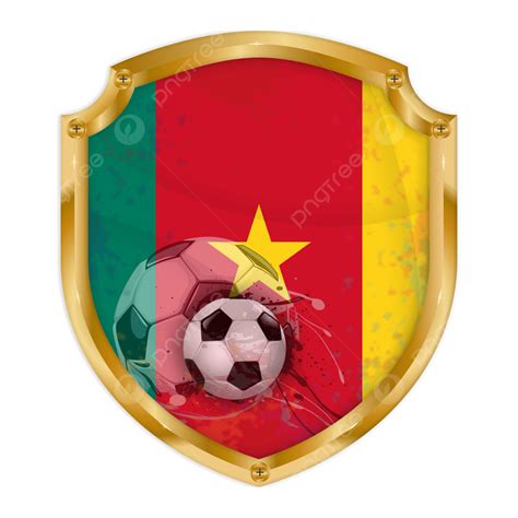 Vintage Cameroon Flag Shield Clipart Hd, Cameroon Flag, Vintage, Cameroon PNG Transparent ...