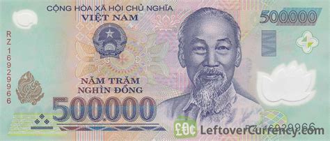 1,000,000 VIETNAM DONG 2 X 500000 500k Vnd Banknotes Bank Note ...