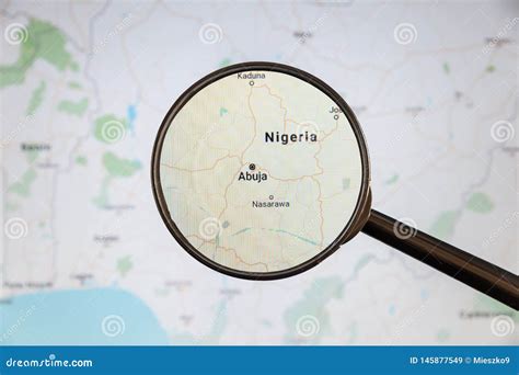 Abuja, Nigeria. Political Map Stock Image - Image of impaired, geography: 145877549