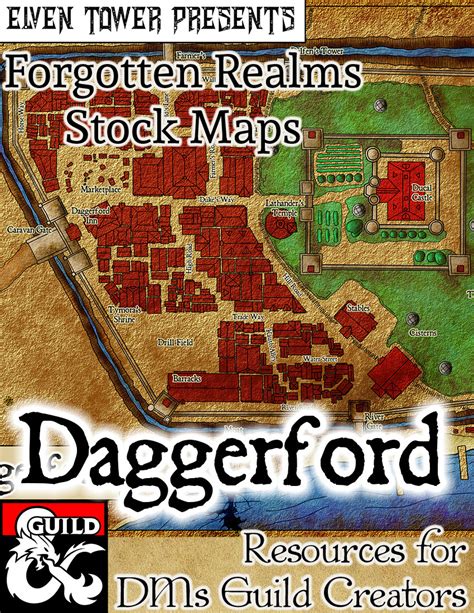 Forgotten Realms Stock Maps - Elven Tower Adventures