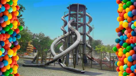 Giant Slide Outdoor Playground Fun Play Area for kids Big Slides ...