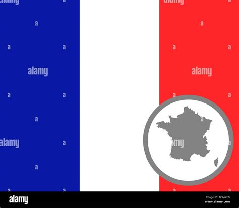 French flag and map Stock Photo - Alamy