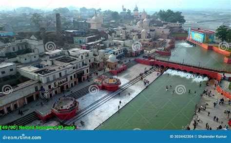 Ayodhya Drone View Shri Ram Mandir, Shri Hanuman Garhi Mandir, Lata ...