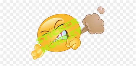 Farting Emoji Sticker - Man Farting - Free Transparent PNG Clipart ...