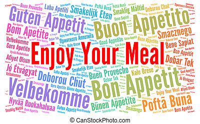 Enjoy your meal Illustrations and Clip Art. 38 Enjoy your meal royalty ...