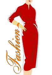 Vintage Fashion Silhouette at GetDrawings | Free download