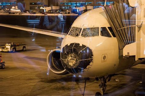 Delta A320 Makes Emergency Landing After Hail Cracks Windshield ...