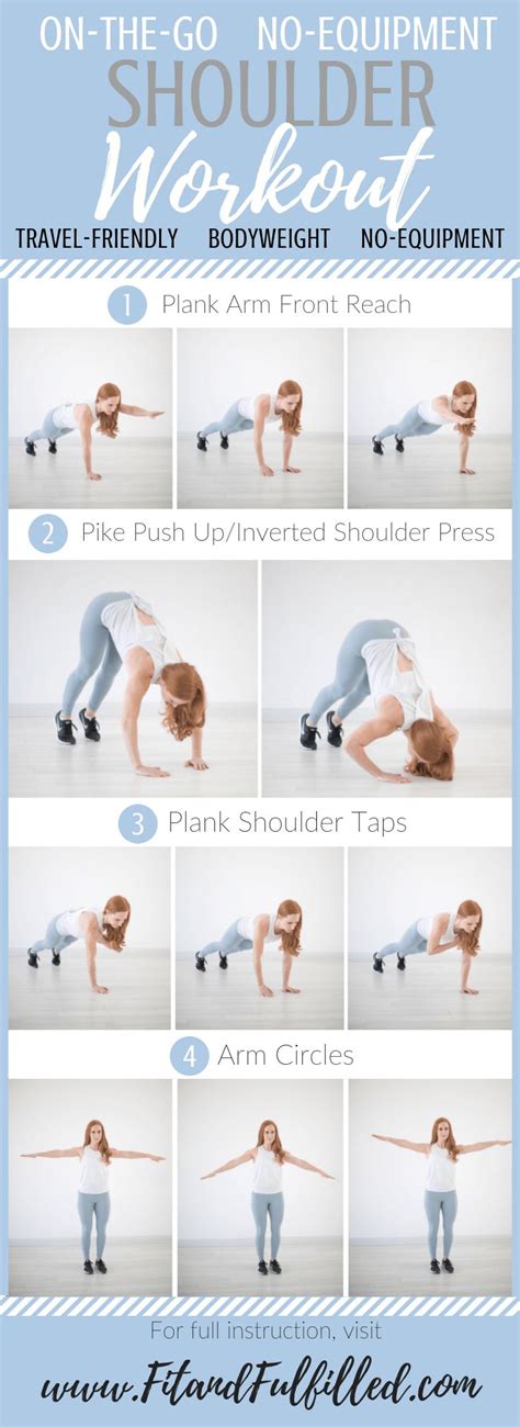 Bodyweight Shoulder Exercises Travel-Friendly Workout - Fit and ...