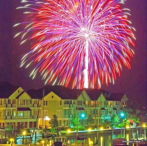 Fireworks Light Up Marshes Light – Arlington Place