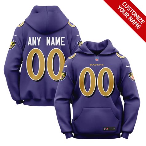 Baltimore Ravens – Personalized Jersey Hoodie – TOP REBORN