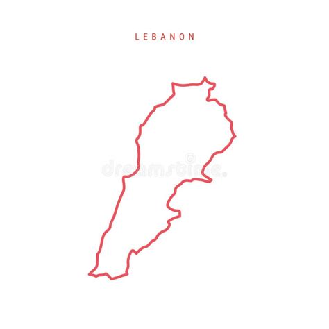 Lebanon Outline Map Stock Illustrations – 1,170 Lebanon Outline Map ...