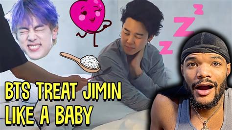 BTS Treating Jimin Like A Baby - Reaction - YouTube