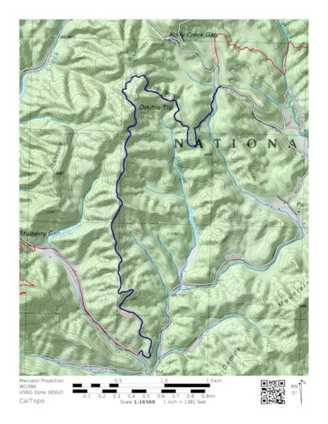 Georgia Pinhoti Trail Map