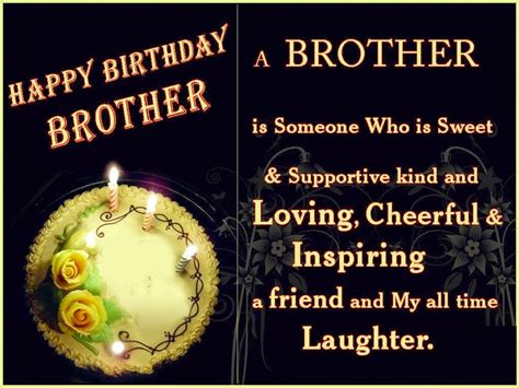 HD BIRTHDAY WALLPAPER : Happy birthday brother