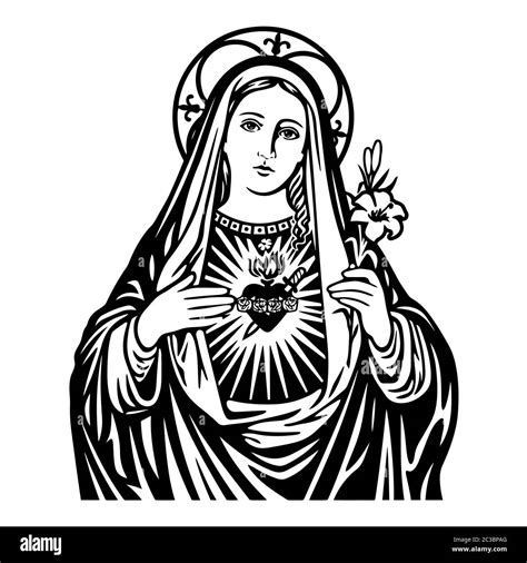 Immaculate Heart Of Mary Clipart