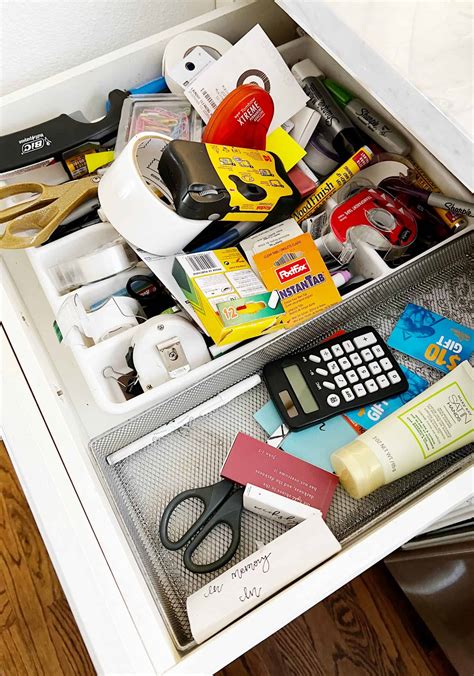 How to Organize a Junk Drawer - Thistlewood Farm