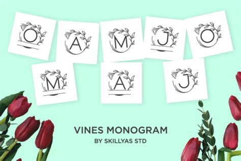 Vines Monogram Font | Fontsera