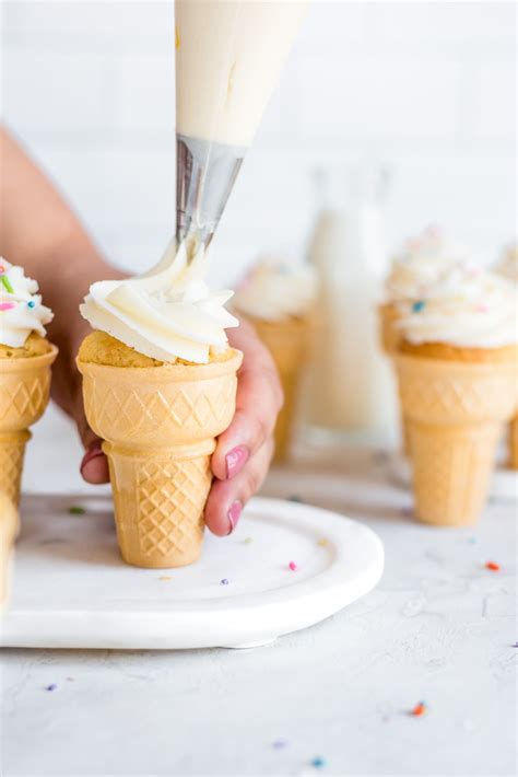 Ice Cream Cone Cupcakes - A Cookie Named Desire