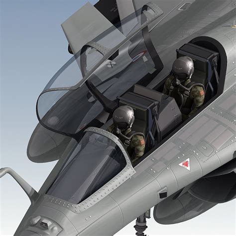 3dsmax dassault rafale fighter cockpit