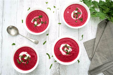 Beetroot, Ginger and Coconut Soup Recipe