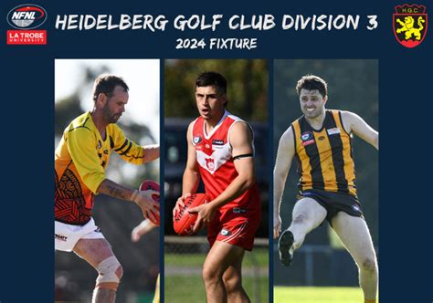 2024 Heidelberg Golf Club Division 3 Fixture | Northern Football Netball League