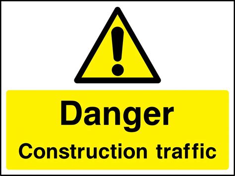 Danger construction traffic sign - Construction / Site Safety > Warning - We Do Safety Signs