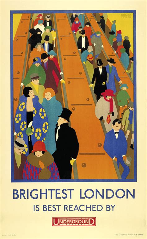 Brightest London is best reached by Underground, 1924 Art Print by ...