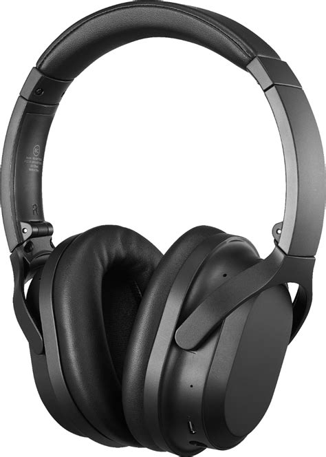 Best Buy: Insignia™ Wireless Noise Canceling Over-the-Ear Headphones Black NS-AHBTOENC