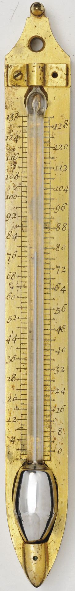 original mercury thermometer made by Daniel Gabriel Fahrenheit, 18th century | Historical ...