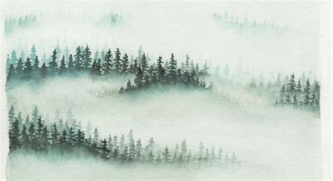 Foggy Forest Watercolor Painting [Tutorial] | How-to-Art.com