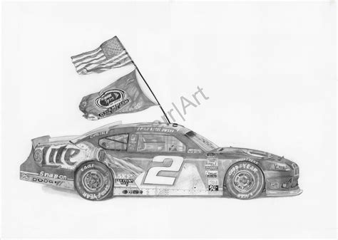 Brad Keselowski NASCAR Champion 2012 - Etsy