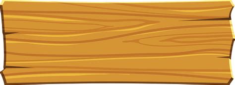 Cartoon Wood Board Stock Illustration - Download Image Now - iStock