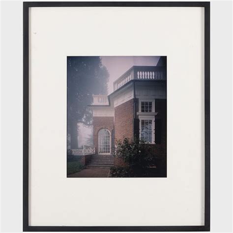 Langdon Clay (b. 1949): Monticello, Dome Room; and Monticello, Exterior ...