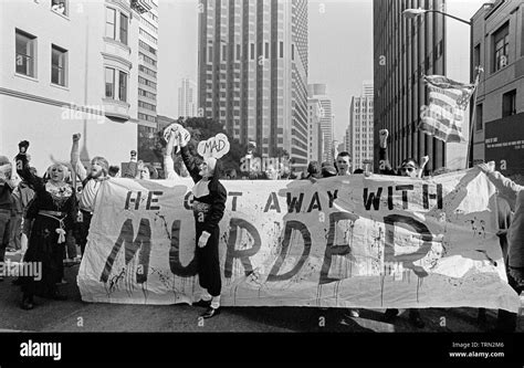 protesters of the Dan White sentence in the assassination of Mayor ...