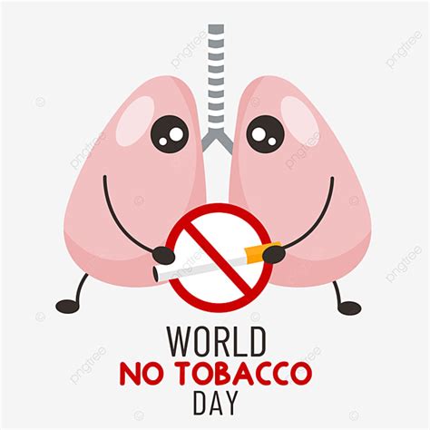 Quit Smoking PNG Transparent, Cartoon Quit Smoking World Smoke Free Day Illustration, World No ...