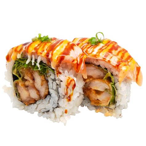 Aburi Salmon Spicy Roll | Miyabi Sushi