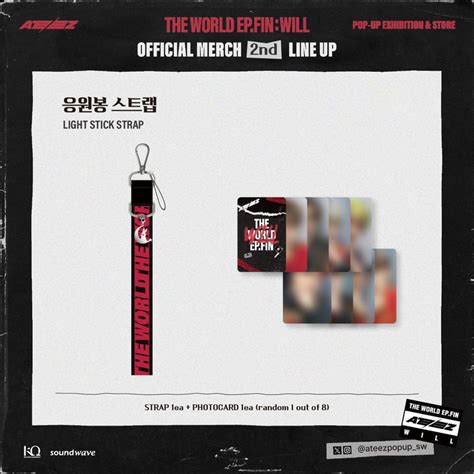 [ATEEZ POP UP STORE OFFICIAL MERCH] ATEEZ: THE WORLD EP.FIN WILL POP U – wondernara