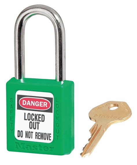 MASTER LOCK Lockout Padlock - 4FF99|410GRN - Grainger