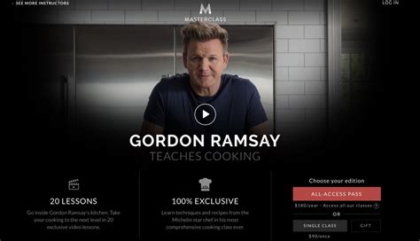 Gordon Ramsay Teaches Cooking MasterClass Review (Part 1) - Benjamin McEvoy