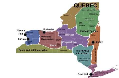 Map Of New York : State Map of New York | State of US - Quintijn Sinke1980