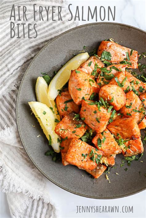 Air Fryer Salmon Bites | Salmon | Jenny Shea Rawn