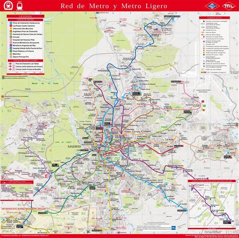 Metro de Madrid, más de 100 imágenes del mapa de metro, cercaní­as y bus